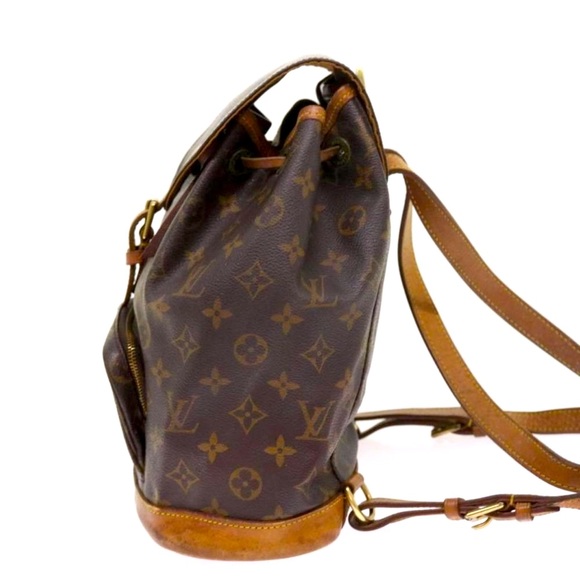 Authentic LOUIS VUITTON Monogram Montsouris PM Backpack - Picture 4 of 16